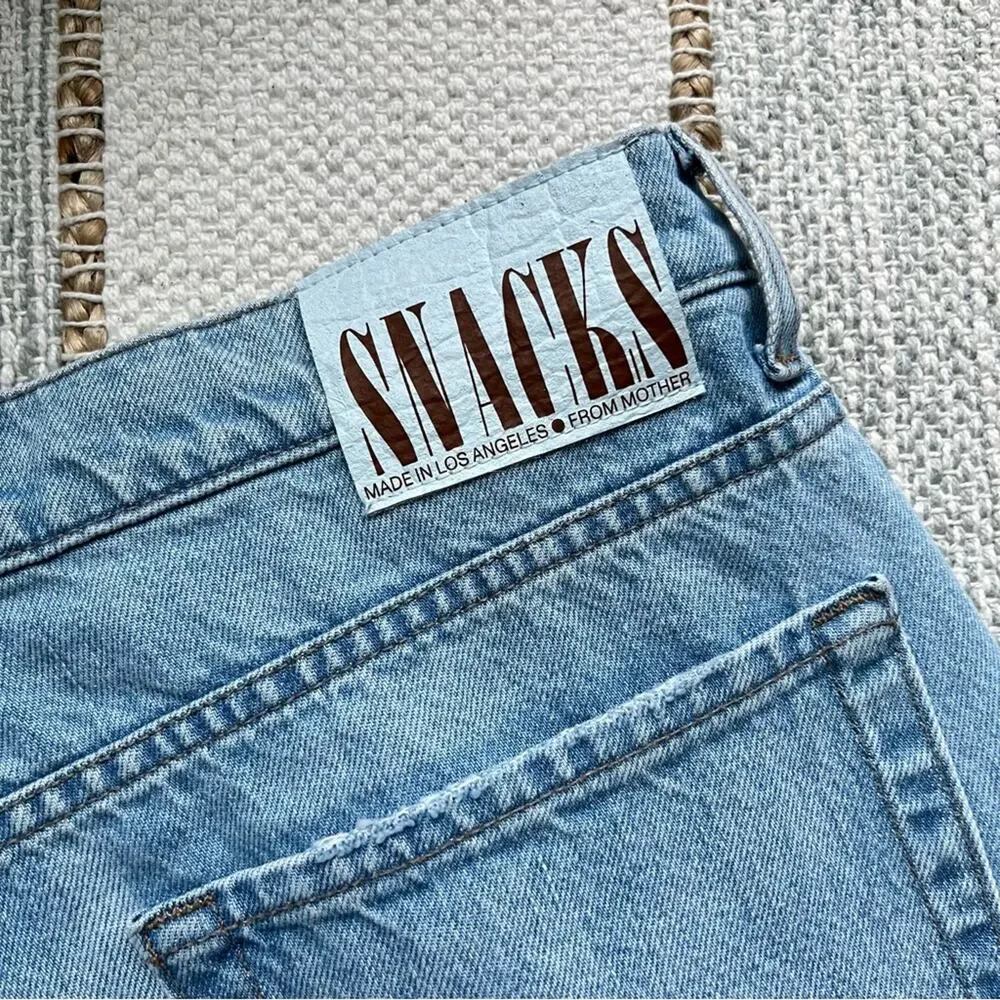Mother Snacks The Fun Dip Puddle Slice Jeans in Lots of Nibbles Women’s Size 30 - Picture 9 of 14